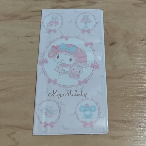 Sanrio My Melody Passport Ticket Holder Plastic Vinyl - Picture 2 of 10